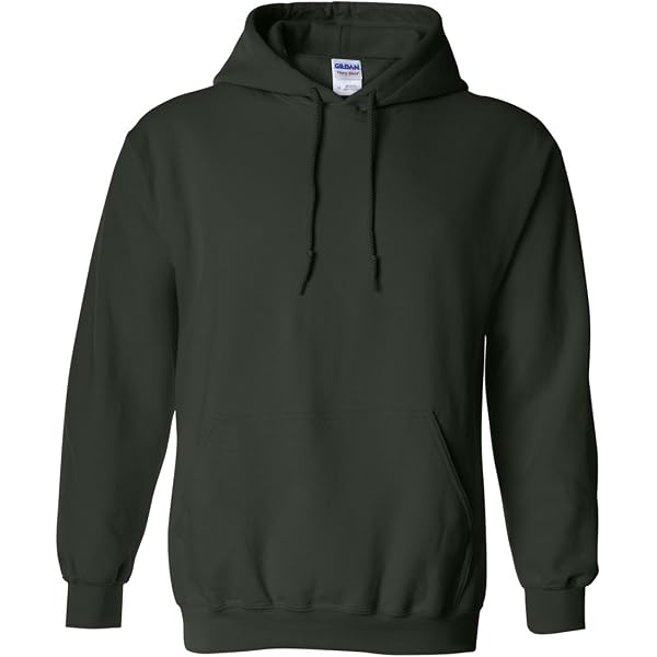 Gildan Heavyweight Hooded - Sudadera con Capucha para Hombre, Rojo (Red 040), M