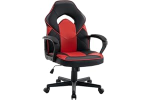 SNUGWAY Ergonomic Computer Gaming Chair Home Office Racing Executive Video Task Desk PU Leather for Adults Teens Kids Gamer