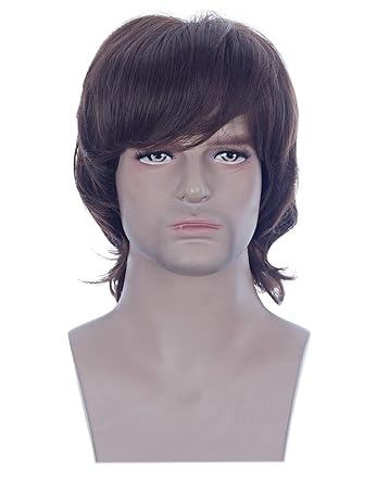 Amazon Com 70s 80s Short Disco Rocking Punk Rocker Mullet Wig For