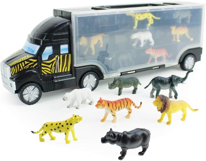 the animal toy truck