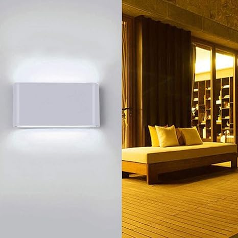 Amazon Com Wall Light Led Indoor Outdoor Aluminium Wall Lighting