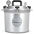 All American 1930: 21.5qt Pressure Cooker/Canner (The 921) - Exclusive Metal-to-Metal Sealing System - Easy to Open & Close - Suitable for Gas, Electric, or Flat Top Stoves - Made in the USA