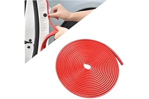 BLAU GRUN Car Door Edge Guards, Universal Rubber Seal Protector, U Shape Edge Trim, Red, 32FT