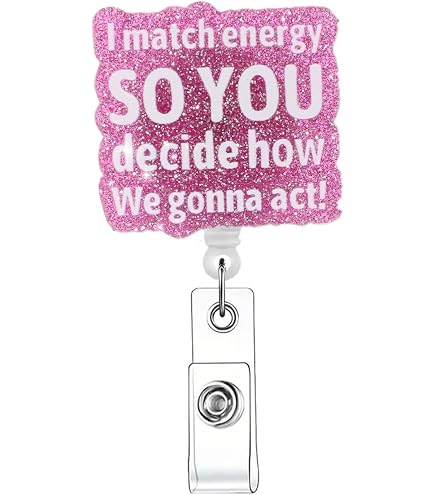 Arakulago Funny Nurse Badge Reel - Retractable ID Holder With Humorous Designs For Medical Staff - View #12