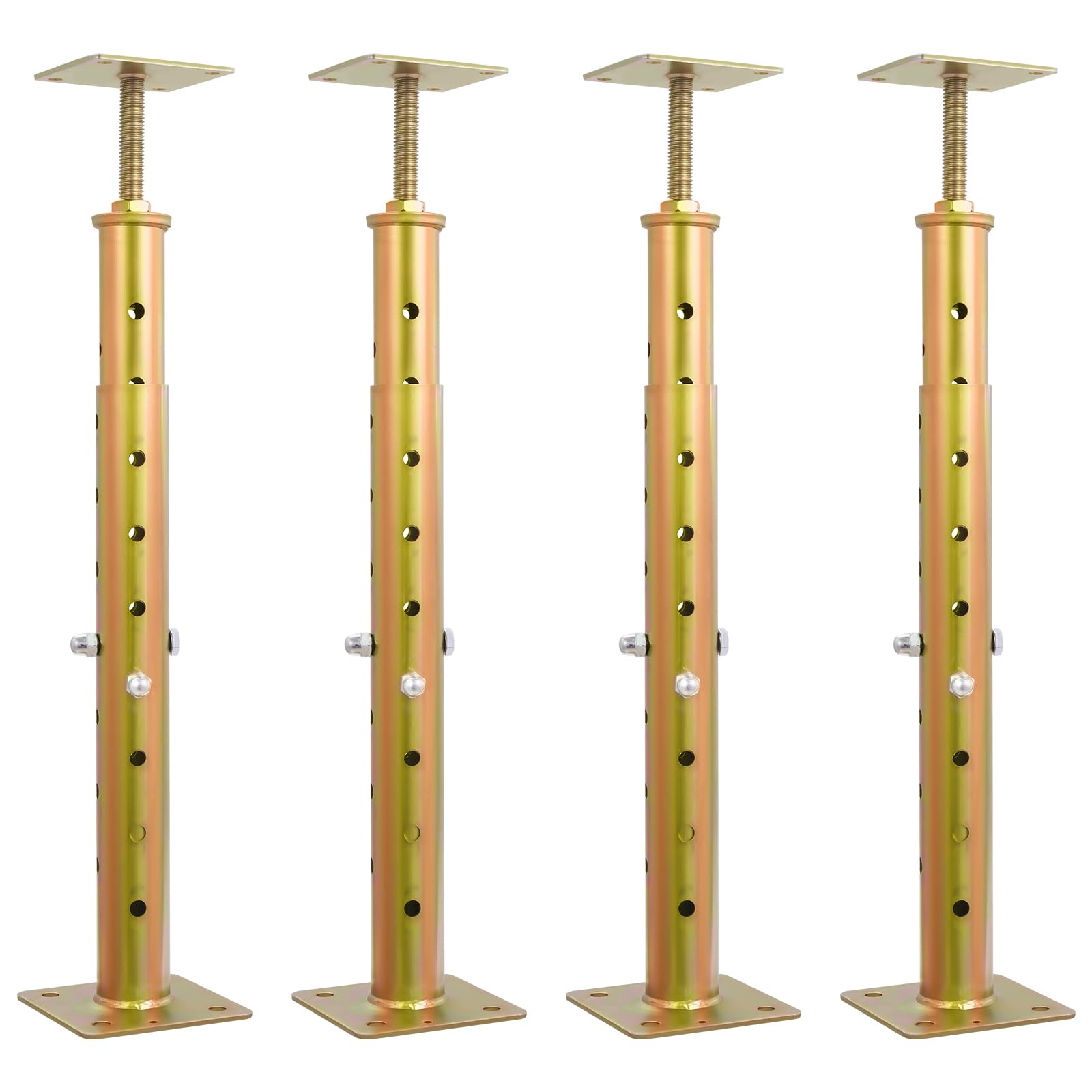 Photo 1 of  Adjustable Floor Jack,19" - 36" Telescoping Jack Post for Basement Deck Leveling, Heavy-Duty Steel Construction for DIY Crawl Spaces Heavily Loaded 4400lbs Capacity