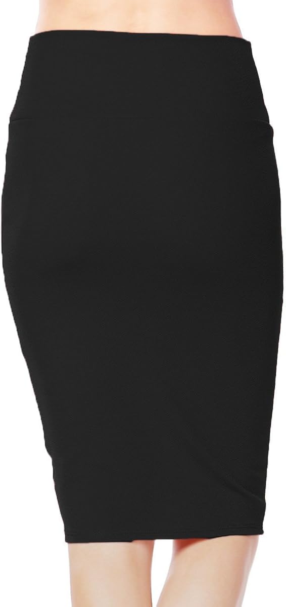 Urban CoCo Women's High Waist Stretch Bodycon Pencil Skirt at  Women’s Clothing store