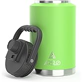 Arslo 1 Gallon large Insulated Water Jug With Handle, One Gallon Insulated Water Bottle, 128oz Stainless Steel Water Jug, Big Thermos for Gym,Hiking,Camping&Travel