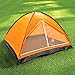 Milestone Dome Tent with Carry Bag (4 Person), Orange