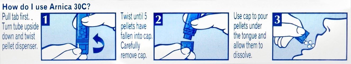 Arnica 30 C Great Value 3 Tubes Pack Boiron 3 Tubes (Pack of 1): Health & Personal Care