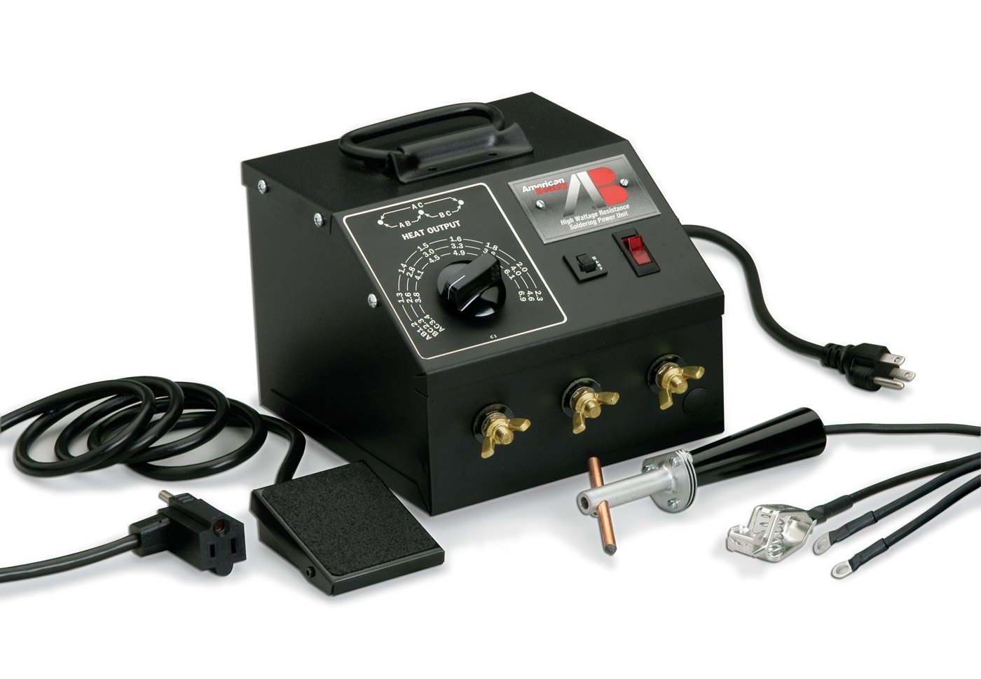 American Beauty 105L5 High Capacity PliersStyle Resistance Soldering System, 1800 watt, 1/4