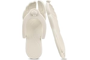 ZOORON Flip Flops for Women Men Shower Shoes Foldable Beach Sandals Travel Slippers for Women Lightweight Non-Slip Quick Drying