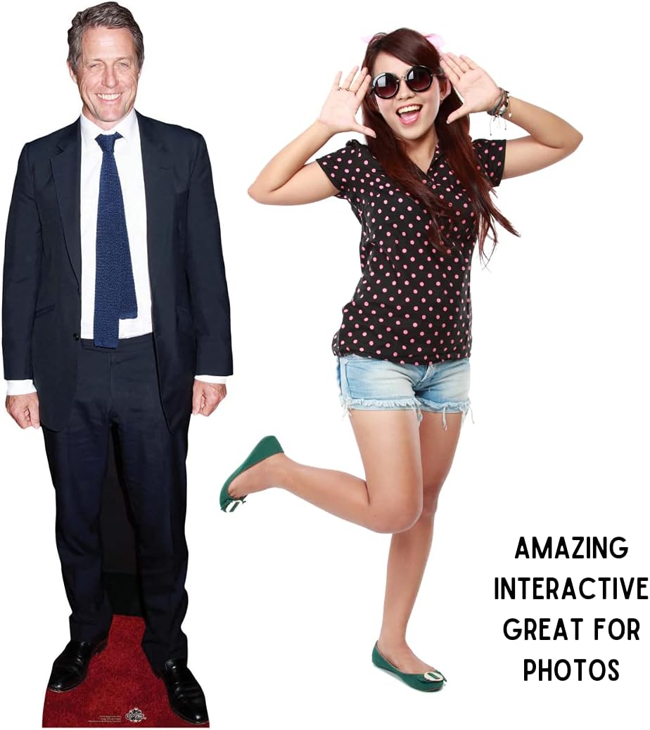STAR CUTOUTS CS919 Hugh Grant (Tie) Life Size Cardboard Cutout with Free Mini Cut Out Perfect for Birthdays Gifts - Image 3