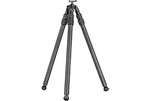 FANAUE Carbon Fiber Tripod for Hunting,360 Degree BallHead,with Arca Swiss Quick Release Plateand Hands-Free Operation for Hunting, Shooting, and Outdoors - HTC-4030-45