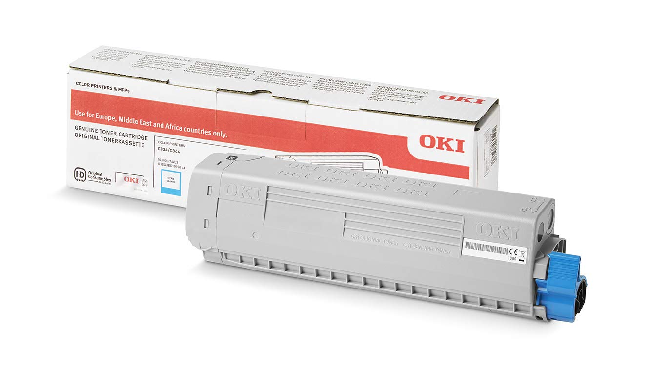 OKI 834/844 CYAN TONER 10K