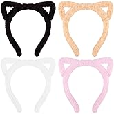 KICOSY 4 Pack Plush Cat Ear Headbands for Women: Your Go - to for Halloween, Cosplay, Parties & Everyday Whimsy