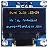 UCTRONICS 0.96 Inch OLED Module 12864 128x64 Yellow Blue SSD1306 Driver I2C Serial Self-Luminous Display Board for Arduino Raspberry PI