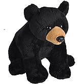 Wild Republic Wild Calls Black Bear, Authentic Animal Sound, Stuffed Animal, Eight Inches, Gift for Kids, Plush Toy, Fill is Spun Recycled Water Bottles, 6" (23312)