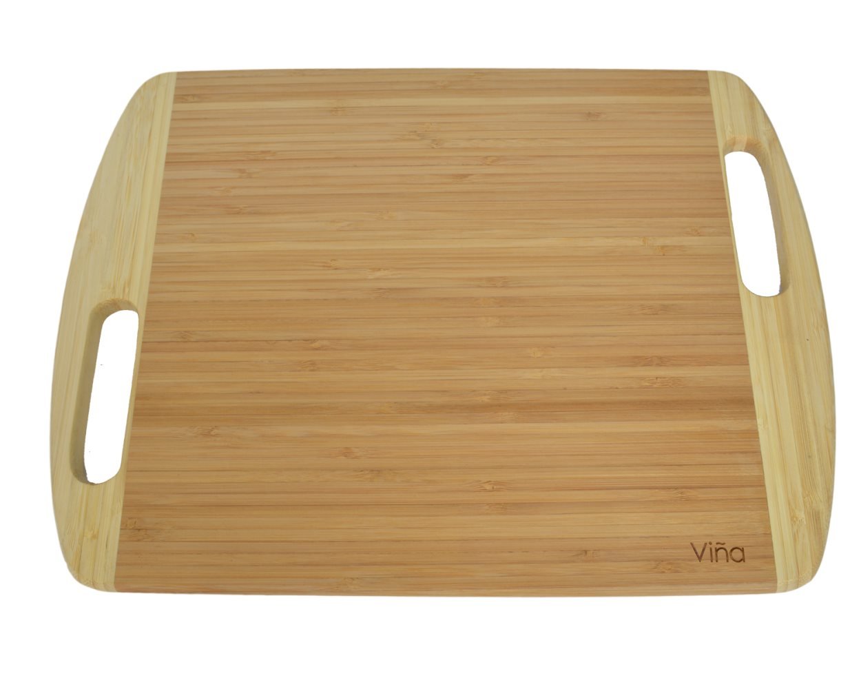 Vina Extra Large Bamboo Cutting Board with Handles, 16\