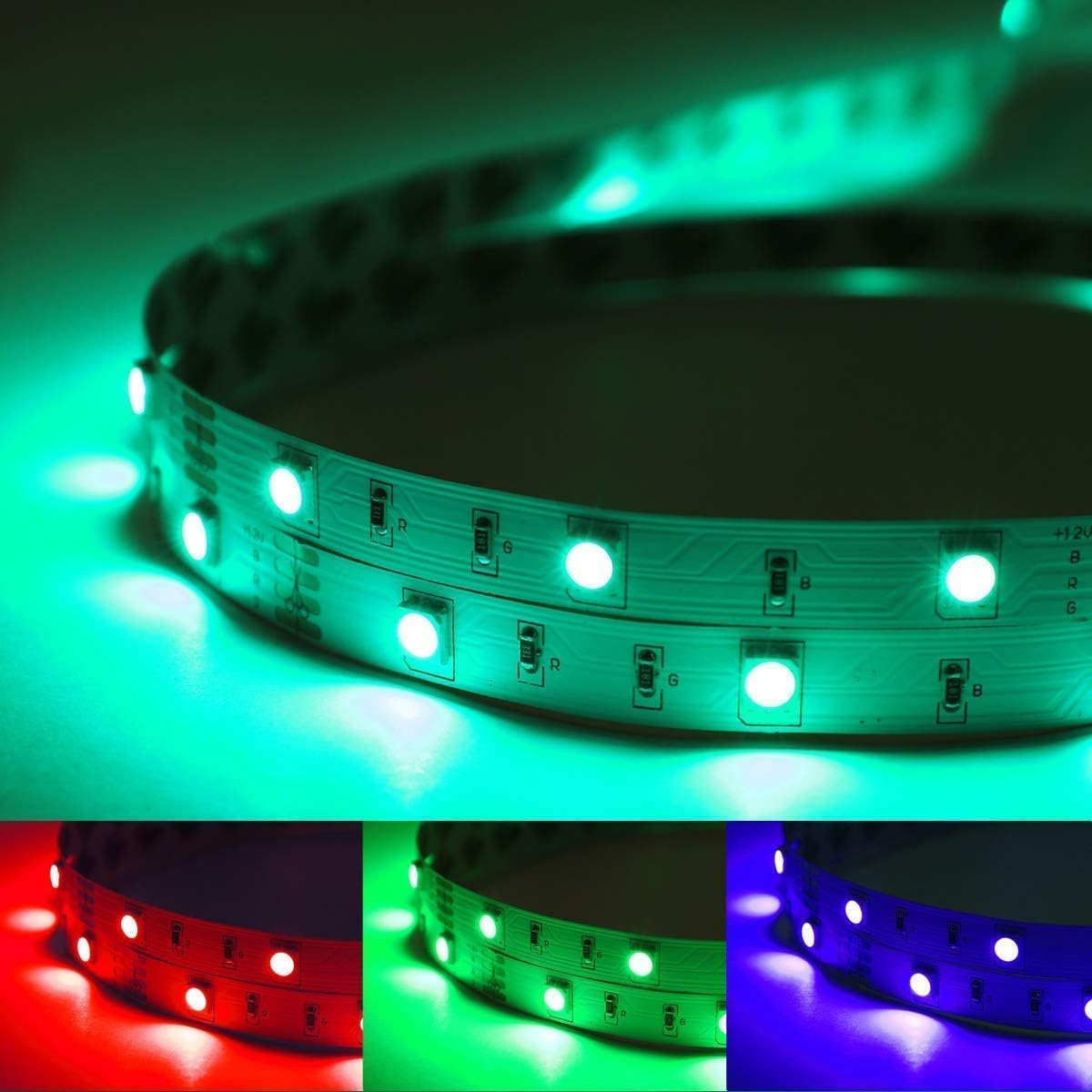 Led Lights Colour Changing Strips [Full Kit]. RGB Strip Light Tape for