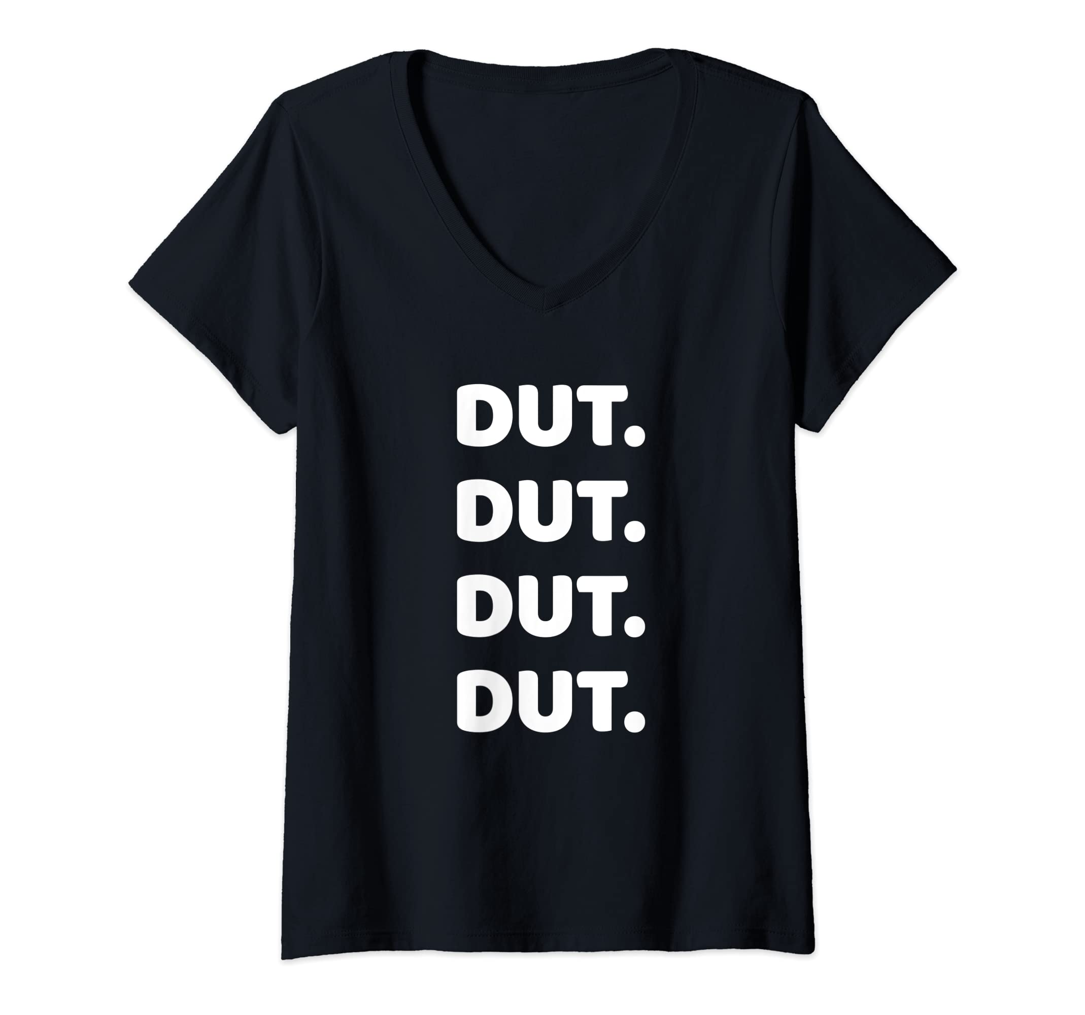 Womens Marching Band Percussion Drum Corps Design V-Neck T-Shirt