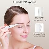 TOUCHBeauty Electric Eyebrow Trimmer AG-1658 White Portable view 3