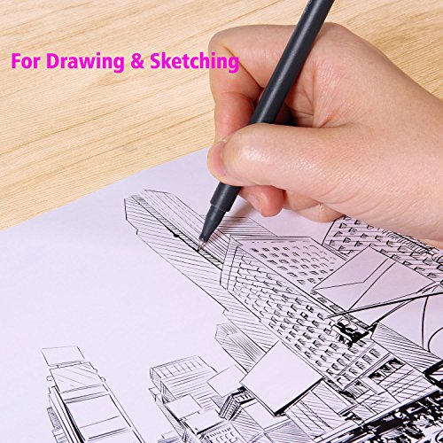 SAYEEC Fineliner Pens Bleed Resistant - Perfect for Calligraphy/Precise Drawing/Writing/Adult Coloring Books/Comics/Manga (12 Colors) - Thumbnail 2
