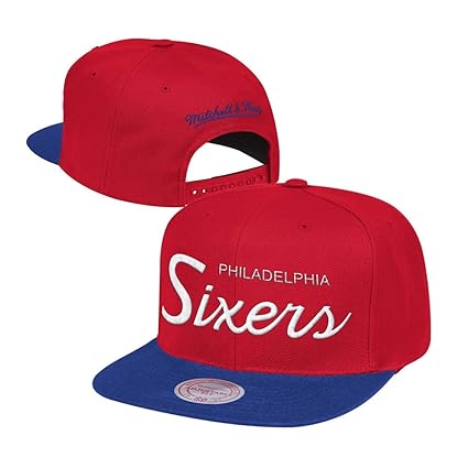 sixers hat mitchell and ness