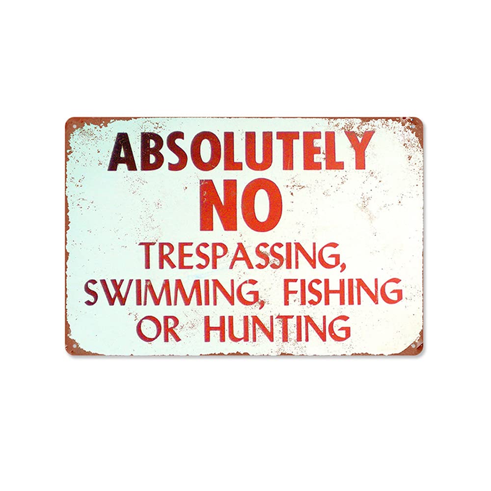 SUNNEE Halloween Funny Metal Sign Vintage SignsCool Signs No Trespassing We're Tired of Hiding The Bodies Bar Home Decor Yard Signs (Type6)