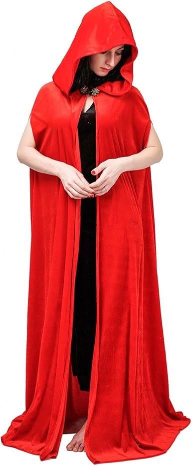 long velvet cape