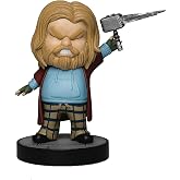 Beast Kingdom Avengers: Endgame: Bro Thor Calling Mjolnir MEA-025 Mini Egg Attack Figure, Multicolor
