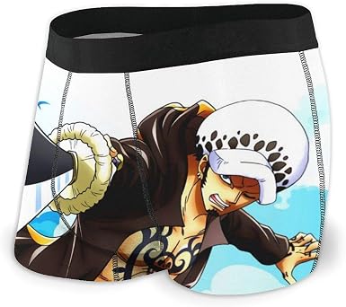 Anime Game One Piece Trafalgar Law Mens Boxer Briefs Lithe Breathable Briefs 2 Pac Black At Amazon Men S Clothing Store