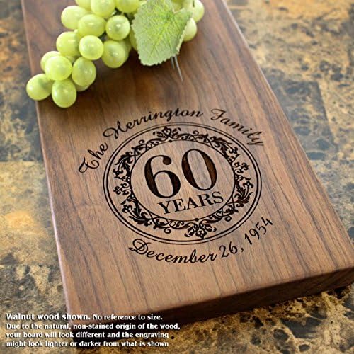 Anniversary Personalized Cheese Board - Anniversary Gift, Engagement Party, Housewarming Gift, Gift for Couples, Gift Ideas. #011