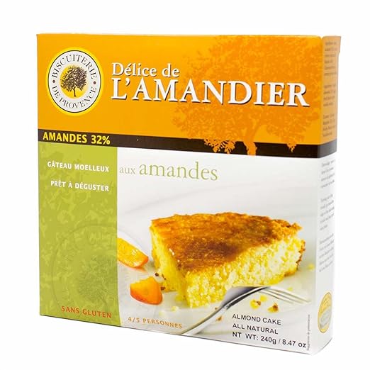 Delice de l'Amandier Provencal French Almond Flourless Cake 8.5 oz. Cakes