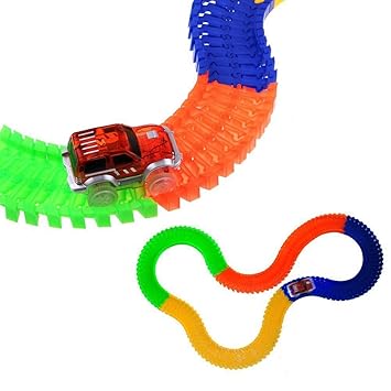 MSE Race Car 5 LED Lights Magic Race Track (3 Years And Above, 165 Pieces)
