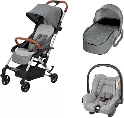 Bebe Confort Silla de paseo Trio Laika (Ovetto Citi, capazo) Nomad Grey: Amazon.es: Bebé