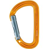 Petzl Sm'D Rock Climbing Carabiner | Versatile, Lightweight, Compact, D-Shaped Locking, for Rock &amp; Ice Climbing