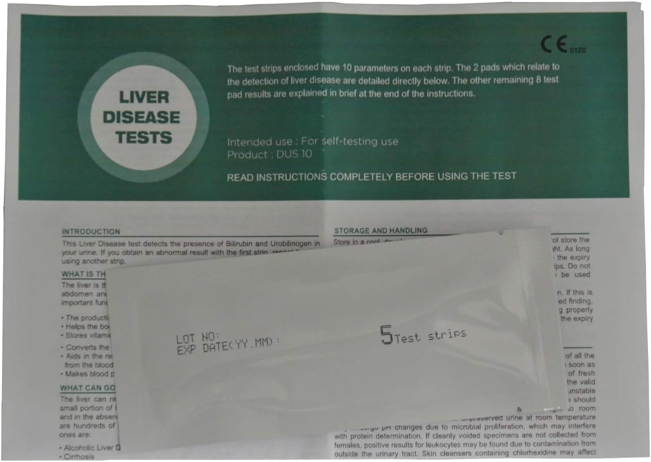 - Step® Testing Function Strips Test Home Liver 5 - Urine x One Kit
