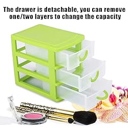 2 Layers Drawer Plastic Storage Dresser, Storage