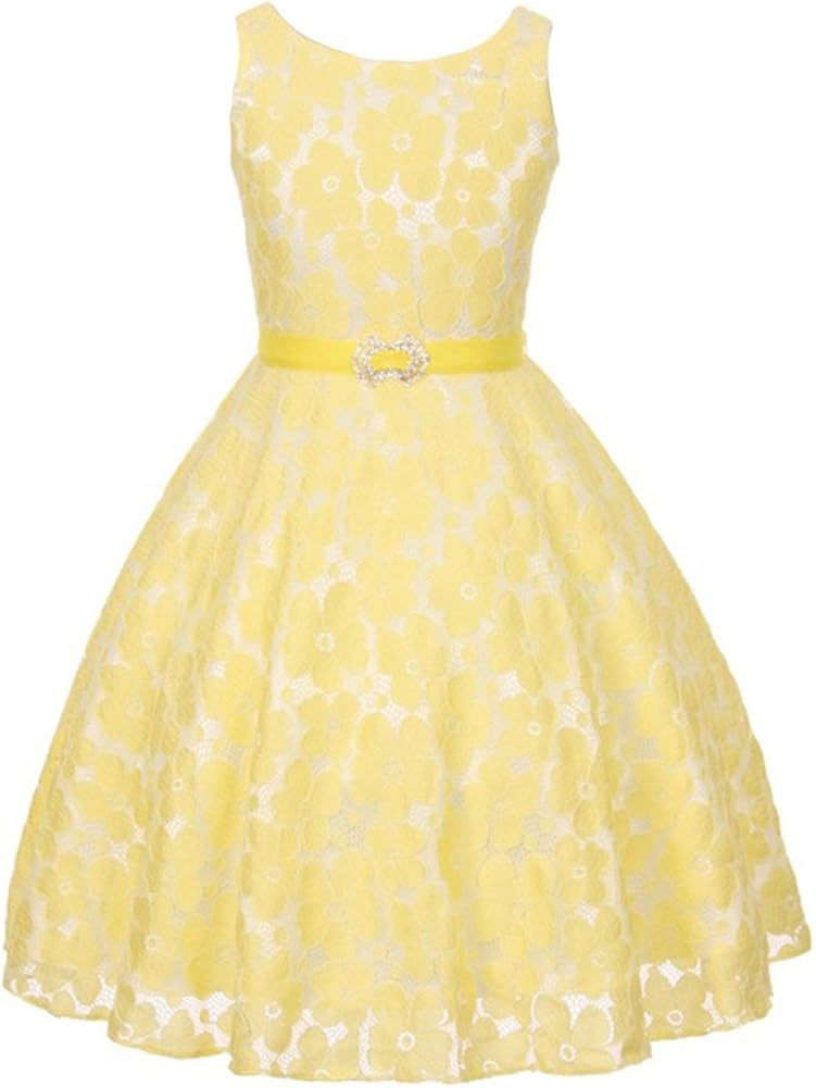 yellow junior bridesmaid dresses