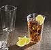 Squarete Hexagons Crystal Clear Hard Plastic 10oz Square Party Tumblers/Cups 14 Count Pack Of 4 (56 Cups Total)