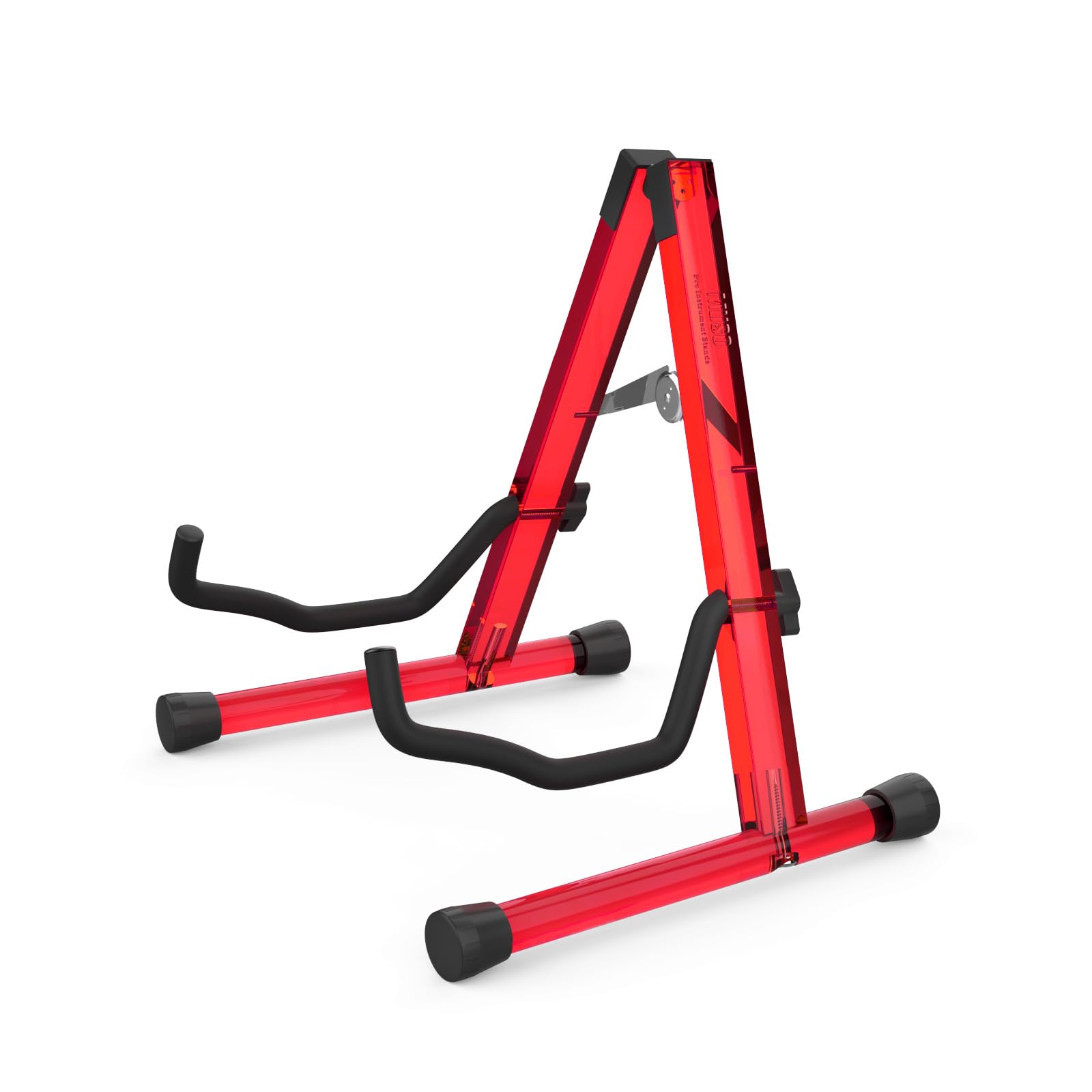 Photo 1 of MUSO Guitar Stand,Acoustic Guitar Stand,Acrylic Classical Electric Guitar Stand,Foldable Bass Guitar Stand,Guitar Accessories (Red)