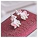 Spiritlele Animals Unicorn Stud Earrings Pendant Necklace Set Enamel Oil Horse Jewelry Pack for Girls Women