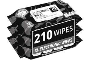 Air Jungles Screen Cleaner Wipes 70 Count (Pack of 3), Extra Large 20 x 25 cm Electronice Wipes for TV, Computer, Laptops, Mo