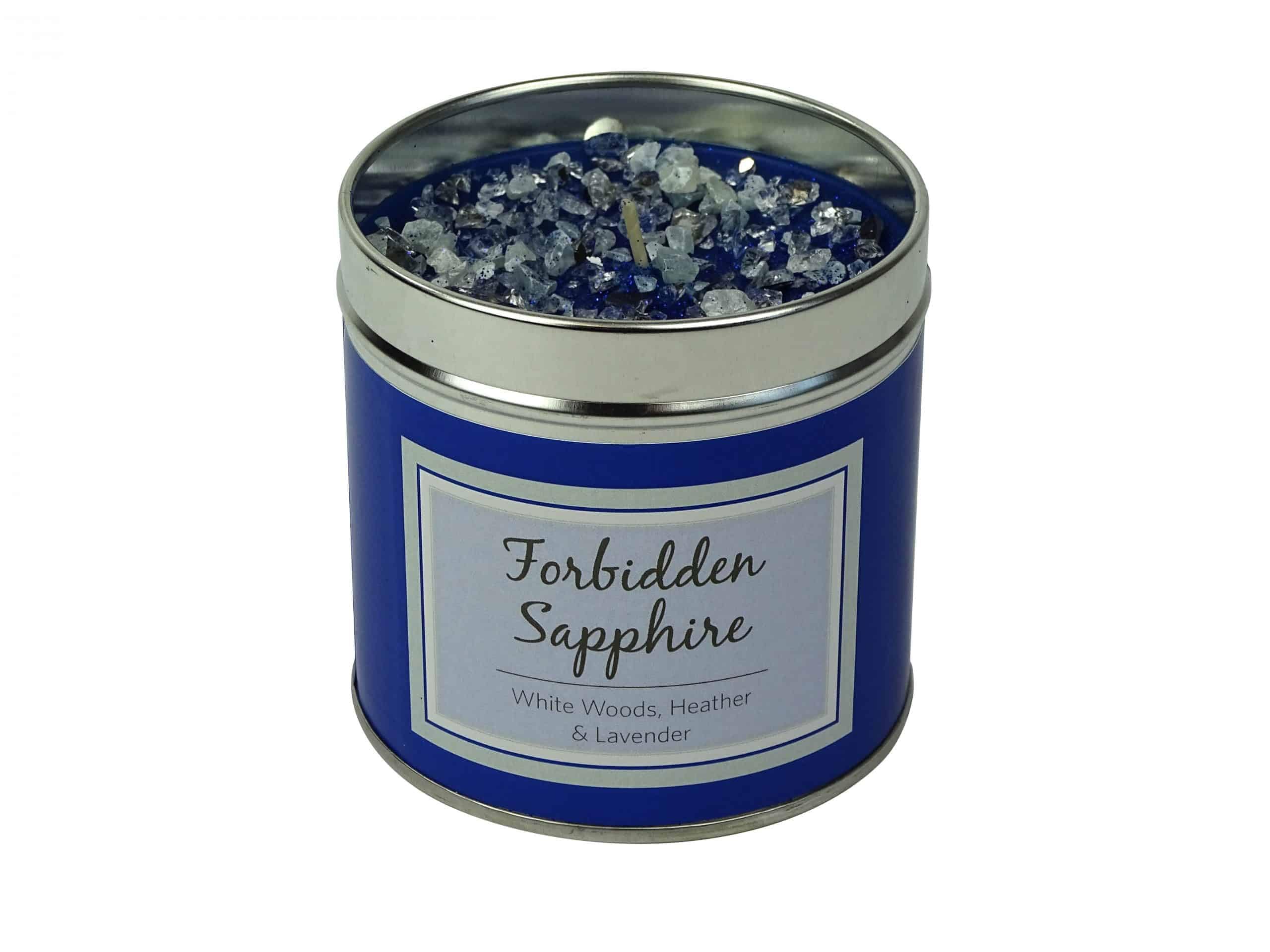 Best Kept Secrets Forbidden Sapphire Tin Candle