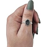 Natural Ring, Gemstone Ring, Birthstone, Beaded Bohemian Ring, 925 Sterling Silver Jewelry, Toe Ring, Christmas Gift, Handmade Adjustable Ring, Womens Ring