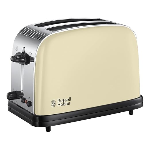 Russell Hobbs 23334 Colours Plus Cream 2 Tostadora de Rebanada ...