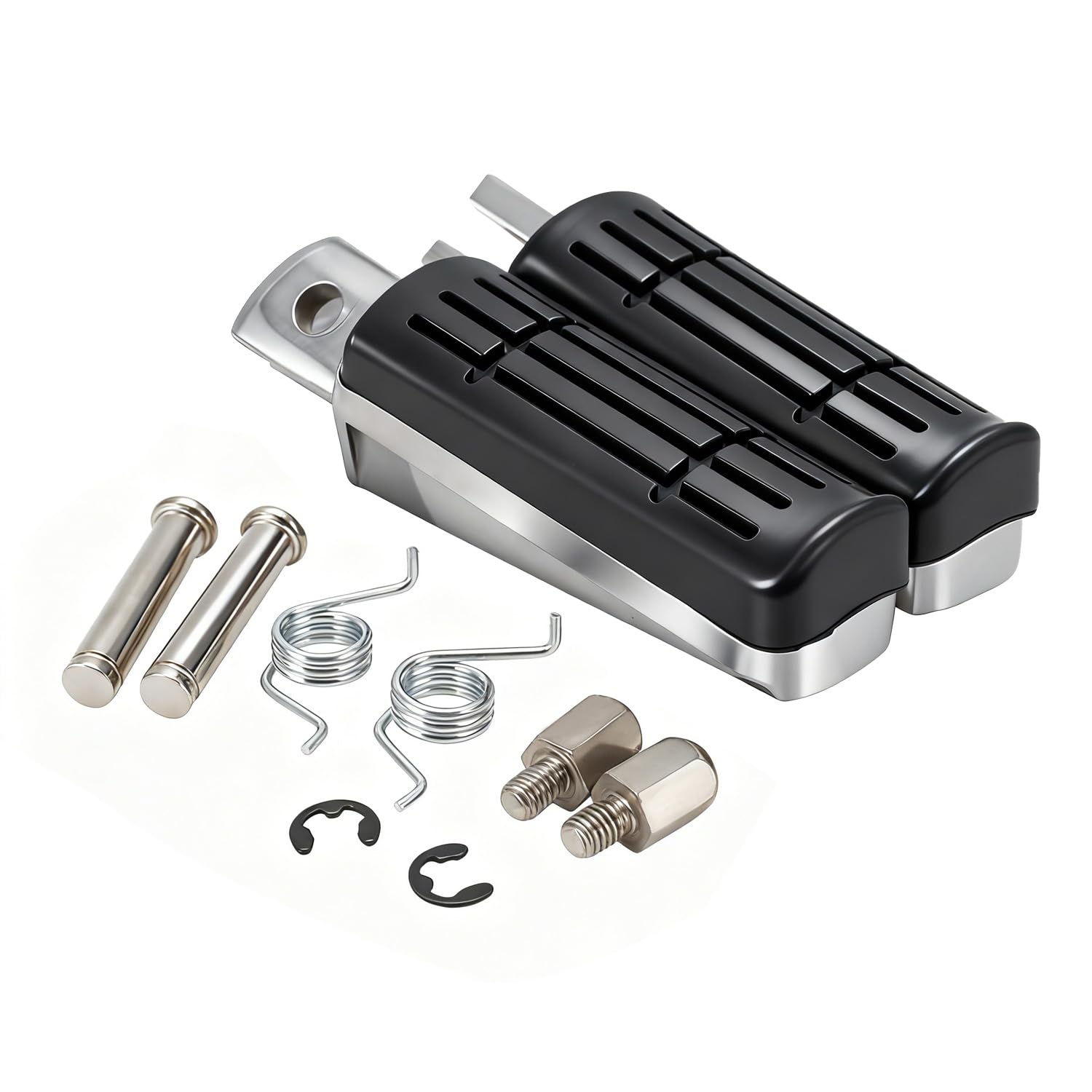 Motorcycle Foot Pegs,Foot Pedals Rests for TDR125R FZ6 FZ1 FZ6R FZR600 FZS600 FJR1300 XJ600N XJ600S YZF600 R6 YZF 600 R6S MT03 MT07 TDM900 XJ900S YZF 1000 R1