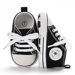 KKIIDDSS Unisex Baby Girls Boys Canvas High-top