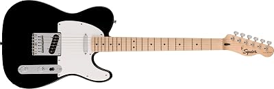 Fender Squier Sonic Telecaster Electric Guitar Maple Fingerboard White
