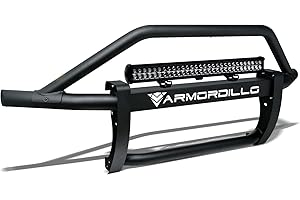 Stehlen 733469489382 Compatible With 2007-2021 Toyota Tundra Steel Pre-Runner Bumper Grille Guard with 32" 60x CREE LED Fog Light Bar - Matte Black